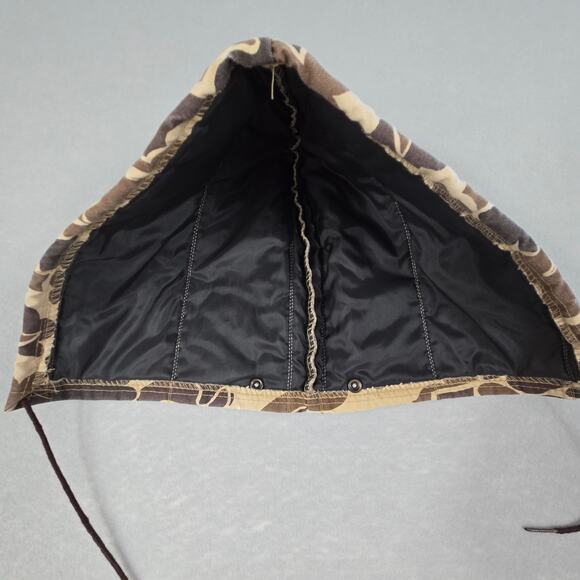 Vtg Sports Afield Insultated Camo Men's Hooded Full Zip Hunting Jacket Medium - Picture 15 of 15